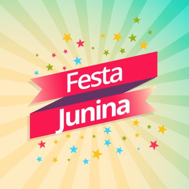Festa junina parti kutlama arka plan