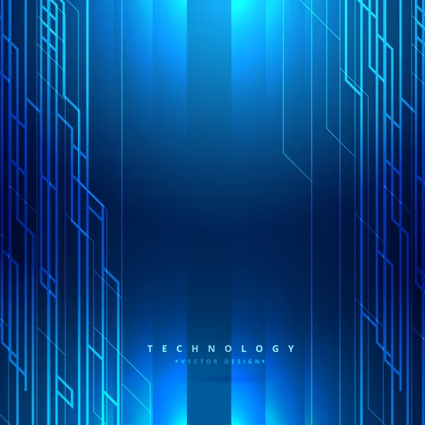 Technologie Hintergrund Vektor Illustration — Stockvektor