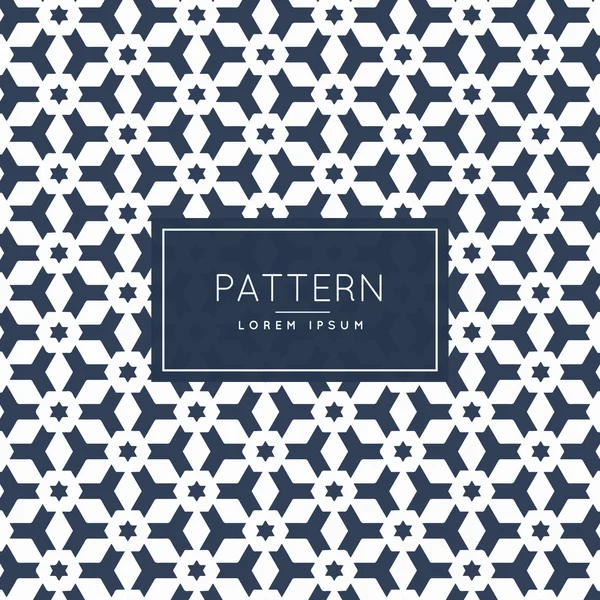 Forma abstracta patrón decoración — Vector de stock