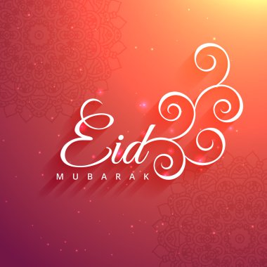 Eid mubarak İslam Festivali kutlama