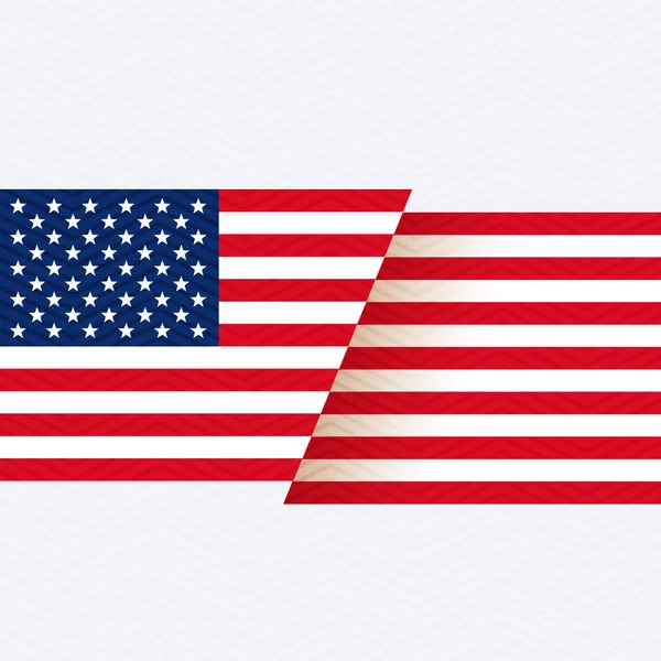 Americká vlajka pozadí vektor — Stockový vektor