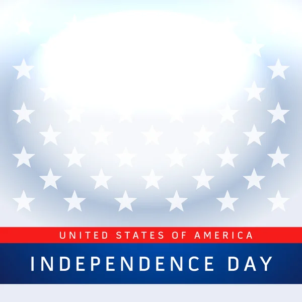 Usa 4th of july independence day background — Stock Vector