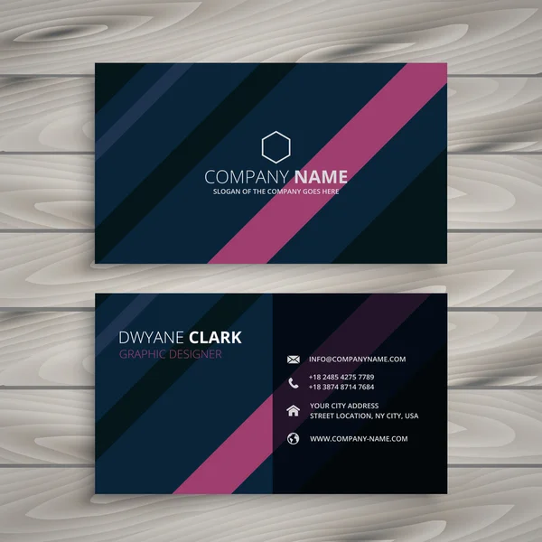 modern business card identity template