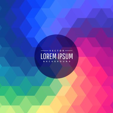 soyut geometrik şekiller spektrum arka plan