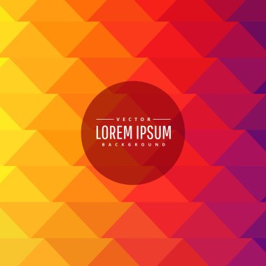parlak renk soyut üçgen arka plan