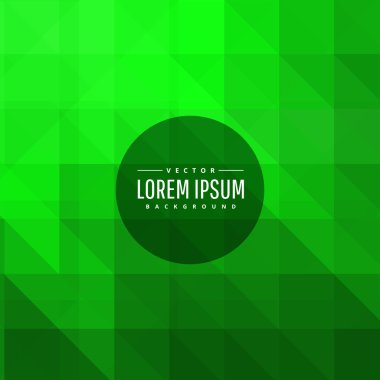 soyut yeşil üçgen arka plan
