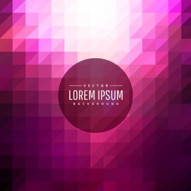 parlak pembe soyut üçgen arka plan