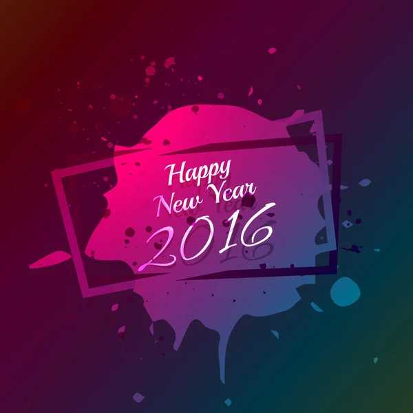 abstract happy new year greeting design