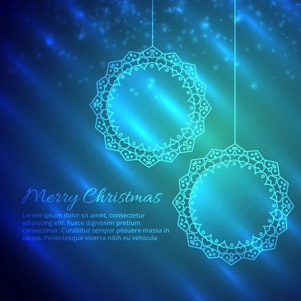 merry christmas design in shiny background