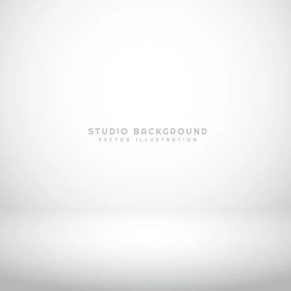 Fond studio blanc vide — Image vectorielle