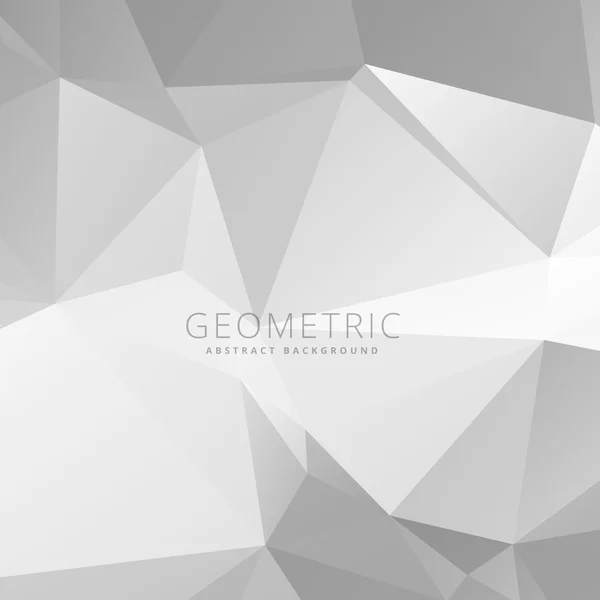 Gray polygonal background vector illustration — Stock Vector