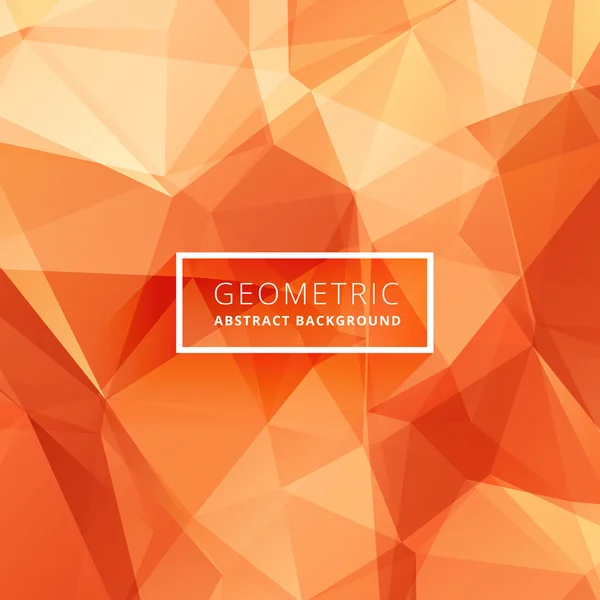 Abstrakt orange bakgrund vektor illustration — Stock vektor