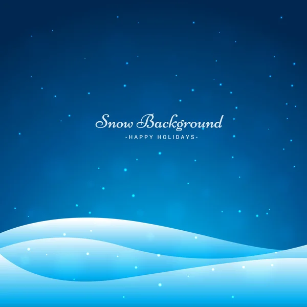 snow background vector illustration