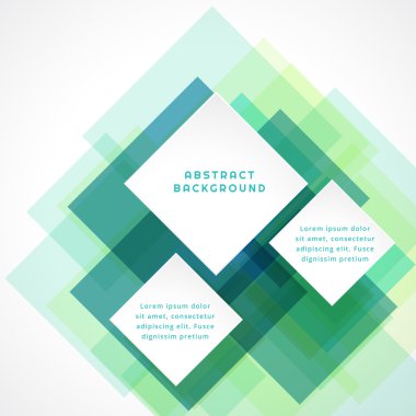 soyut kareler renkli şablonu