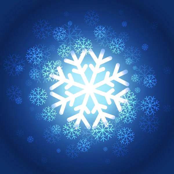 beautiful snowflakes background vector illustration