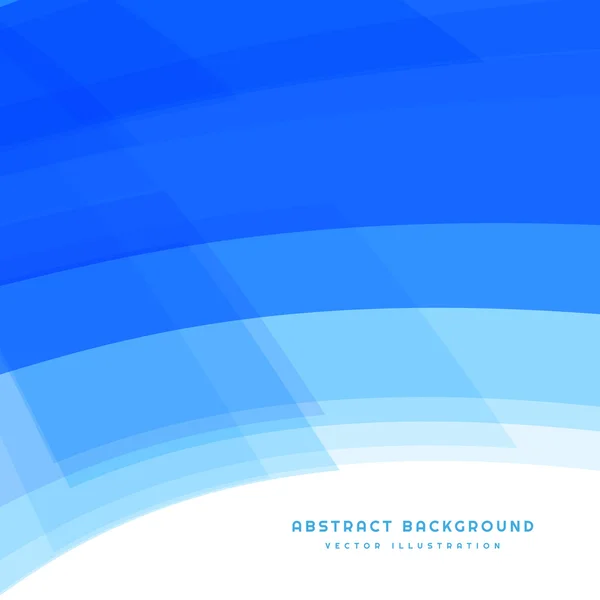 Illustrazione vettoriale sfondo onda blu — Vettoriale Stock