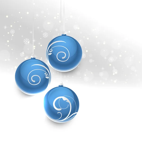 hanging christmas balls vector illustration