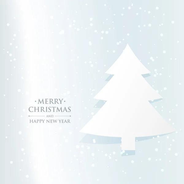 paper christmas tree vector illustration