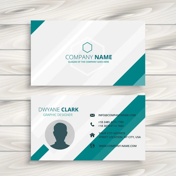 elegant clean business card