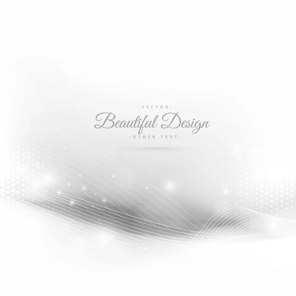 Beau fond blanc avec effet lumineux — Image vectorielle