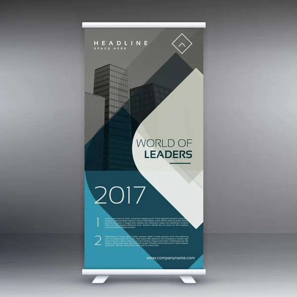 corporate business roll up banner presentation template