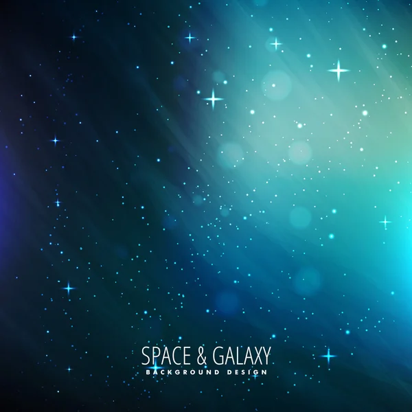 blue space background vector illustration