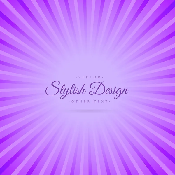 光線と紫の抽象的な背景 — ストックベクタ