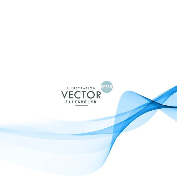 Синяя абстрактная волна — стоковый вектор
