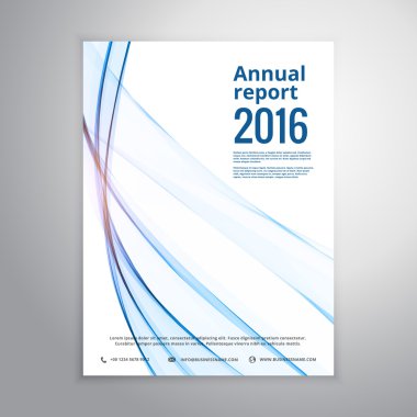 modern iş broşür el ilanı şablonu yıllık raporunuz için