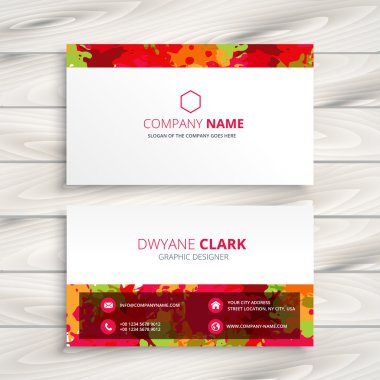 Grunge tarzı kartvizit