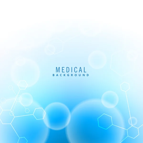 Medical science background with particles — Stock Vector