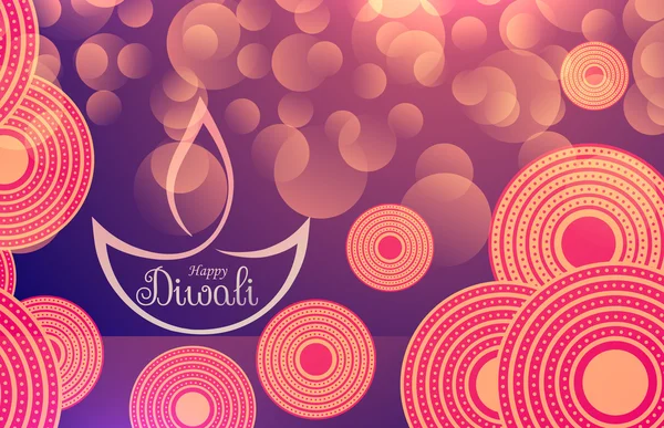 Happy diwali święto transparent — Wektor stockowy