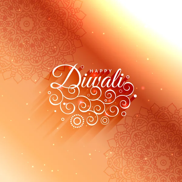 Belle carte de vœux décoration diwali — Image vectorielle