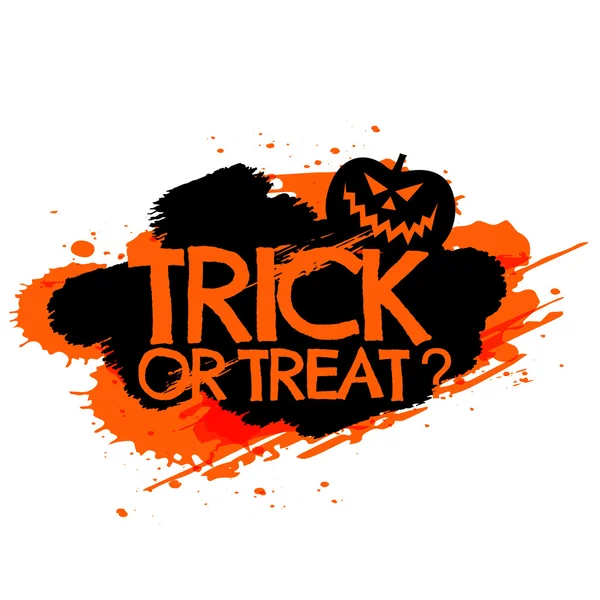 trick or treat halloween poster