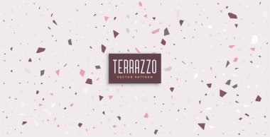 Terrazzo döşeme cilalanmış taş dokusu arka plan tasarımı