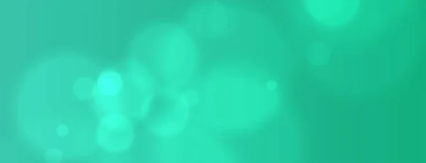 Bannière Bokeh Couleur Turquoise Avec Effet Flou — Image vectorielle