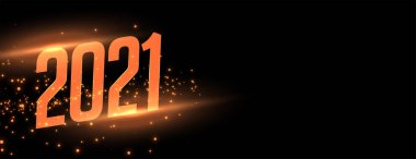 2021, ışık efektli yeni yılı kutluyor