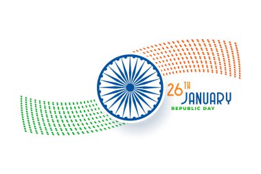 yaratıcı mutlu cumhuriyet günü soyut bayrak tasarımı