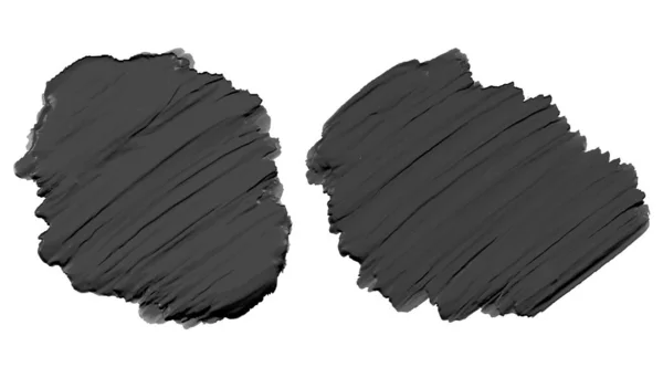 Μαύρο Παχύ Ακρυλικό Χρώμα Ακουαρέλα Υφή — Διανυσματικό Αρχείο
