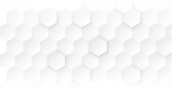 白いきれいな六角形の医療概念の背景 — ストックベクタ