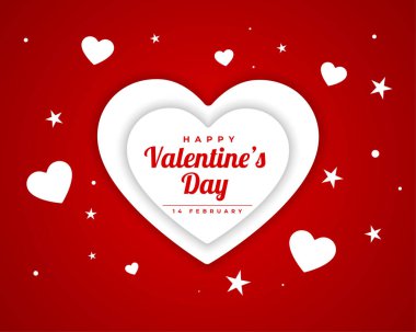 Sevgililer Günü kâğıdı Kalp Kesme Kart Tasarımı