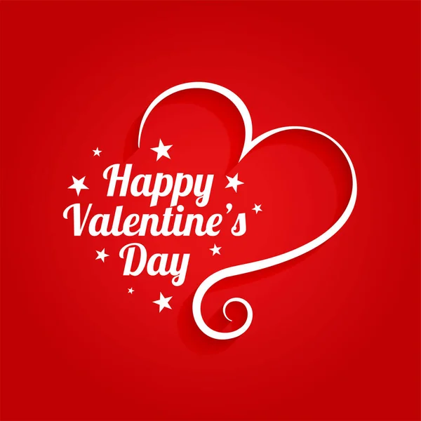 Щасливий День Валентинки Прекрасний Дизайн Вітання — стоковий вектор