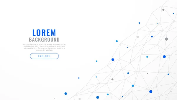 Fundo Diagrama Malha Rede Poli Baixa — Vetor de Stock