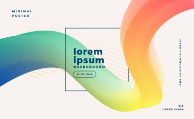 soyut renkli 3d hareketli sıvı arkaplan