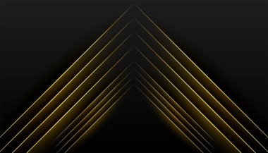premium siyah ve altın çizgiler arkaplan tasarımı