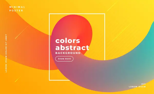 Abstracte Kleurrijke Vloeistofbeweging Vloeiende Achtergrond Ontwerp — Stockvector