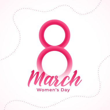 Uluslararası Kadın Günü Yaratıcı Arkaplan Tasarımı