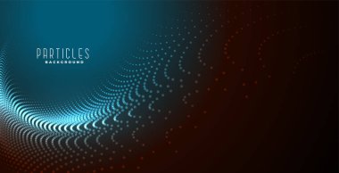 soyut parçacık ağ dalgası dijital arkaplan