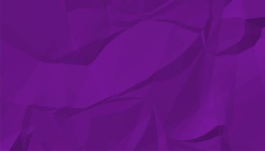 Mor renkli buruşuk kağıt.