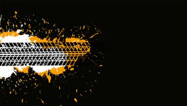 Soyut grunge lastik izi dizaynı